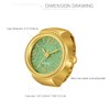 JEWELRYWE Ring Watch, Antique Ring, Watch, One Size Fits Most,