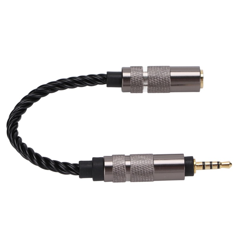 2.5mm Male to 3.5mm Female Stereo Audio Jack Adapter Headset