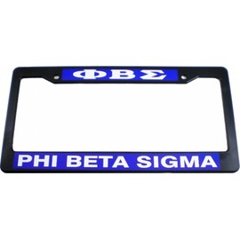 Phi Beta Sigma Plastic License Plate Frame [Car...
