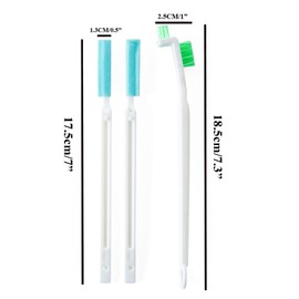 Coralpearl Bottle Cap Brush Mini with Little Flat Detail Scrubbers, Tiny Crevice Split Crack Cleaner for Cleaning Groove Gap Corner of Lids, Window Door Tracks, Grout, Small Parts, and Keyboard (3)