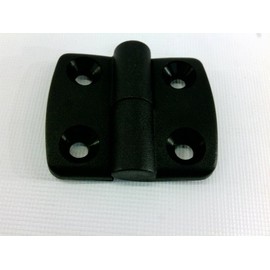 FATH Plastic Detachable Lift Off Combi Hinge 30 for Right Hand Door, Black, Slot 8, 30/30 Hinge Size