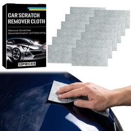 QCGNIUI Sparkle Cloth for Car Scratches, 12PCS Nano Magic Car Scratch Remove Vehicles Scratch Repair Cloth for Scratches,Swirls,Paint Residue, Water Spots, Surface Polishing