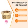 sourcing map 6 Pcs G1/2" Male x G3/8" Female Threaded