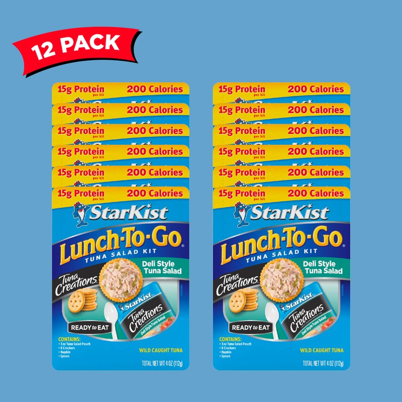 StarKist Lunch-To-Go Tuna Creations, Deli Style Tuna Salad Kit -