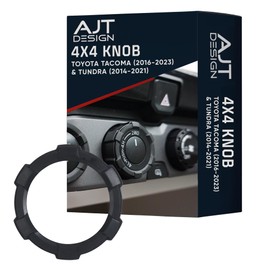 AJT DESIGN 4x4 Knob for 2016-2023 Tacoma / 2014-2021 Tundra - Black