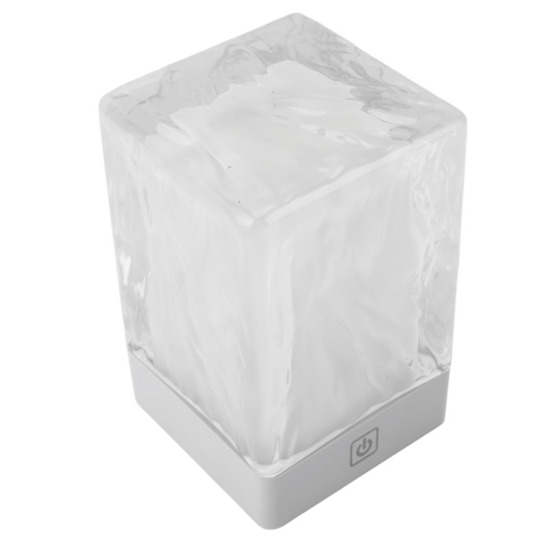 Crystal Table Lamp LED Night Light 3 Level Brightness Touch
