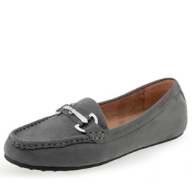 Aerosoles Women's Day Driving Style Loafer, Navy Faux Suede, 6