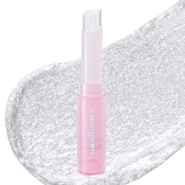 colorgram Purun Jelly Beam Stick 02 Silver Rabbit 0.1 oz (3 g) Multi Use Highlighter Eye Glitter