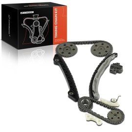 A-Premium 11PCS Engine Timing Chain Kit W/Sprocket & Tensioner & Guide Compatible with Ford Escape 2006 2007 & Mercury Mariner 2006-2008 - L4 2.3L - Replace# 1F2014151