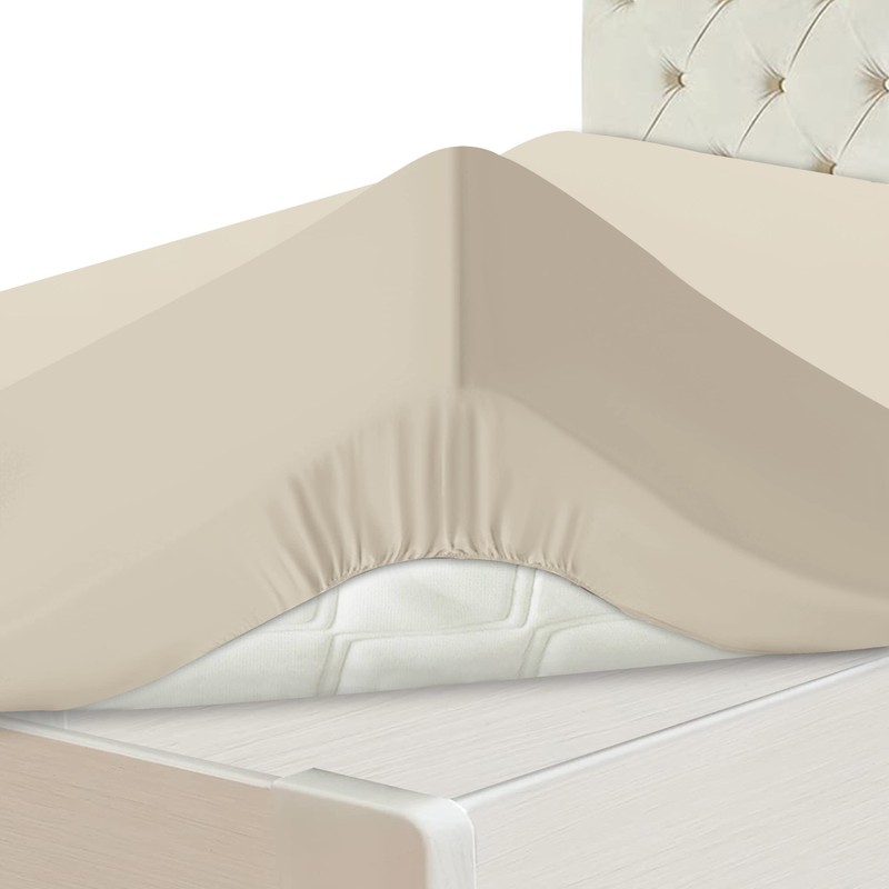 Hafaa Single Fitted Sheet – Easy Care 25 cm Deep