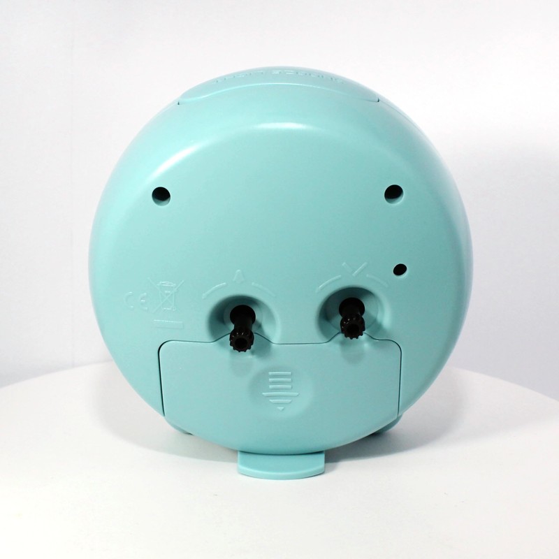 Atlanta Kinderwecker ohne Ticken Piraten Snooze Licht Leuchtring Analog Blau