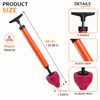 High Pressure Air Plunger for Drain Cleaning – Ergonomic Toilet