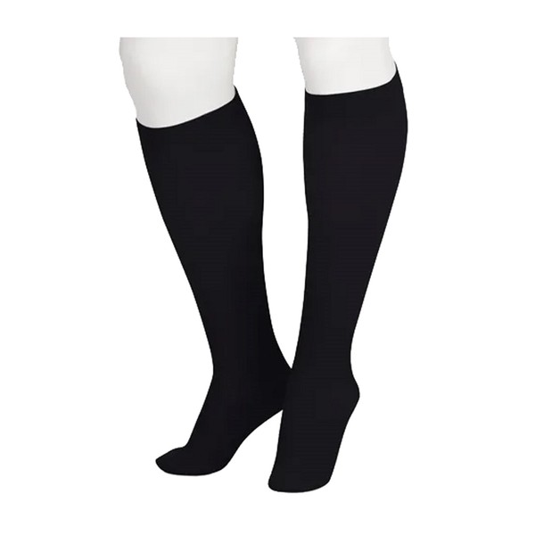Juzo Soft 2001 20-30mmhg Knee-High Closed Toe Sock with Silicone Top Band