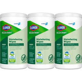 CloroxPro Clorox EcoClean Disinfecting Wipes, 75 Count, Pack of 3