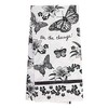 Karma Gifts Black and White Boho Tea Towels, 28" L