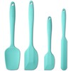 Juego de 4 espátulas de silicona flexibles, resistentes al calor,