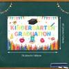 Happy Kindergarten Grad banner Backdrop kindergarten graduation party decorations pre-k