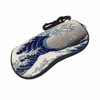 IBILIU Eyeglasses Case Japanese The Great Wave Off Kanagawa Pattern