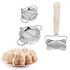 304 Stainless Steel Manual Dumpling Maker Set with Dumpling Wrapper
