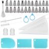 BDSHUNBF 36-piece piping bag set, reusable piping bag large with