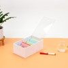 YINSHCO 3x5'' Index Card Holder, Acrylic Business Index Card Box