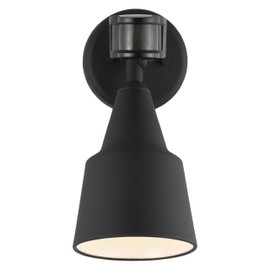 Generation Lighting 1-Light Traditional Outdoor Wall Flood Light Black 8560701PM-12, Outdoor Lights Make Charming Wall Lamps for Outdoor Decor, Wall Light Fixture Uses Standard or LED Light Bulb