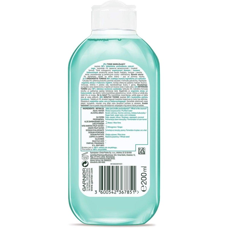 Hyaluronic Aloe Tonik NavilŻajack Cy Aloes I Kwas Hialunorowy
