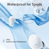 Ttbesmi Touch Screen Earbuds Wireless Bluetooth Earphones ANC Noise Cancelling