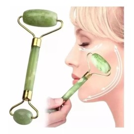 RIVERSOFY Kit 5 Rodillos Jade Piedra Masaje Rejuvenecimiento Facial