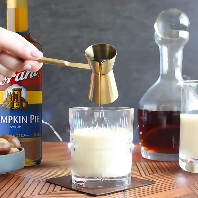 Pumpkin Spice Syrup For Coffee 25.4Oz Bottle With AlphaPantry Gold