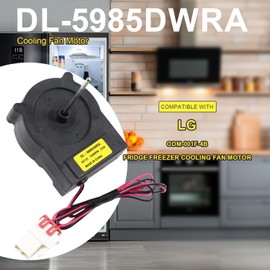 Smtime DL-5985DWRA Cooling Fan Motor Compatible with LG Refrigerator DV12V 1400RPM CCW Fridge Radiator Freezer Parts DL-5985DWRA