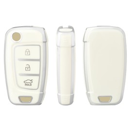 OFFCURVE Key Case Car Key Cover Key Case Protective Cover for Hyundai i30 i30n i35 i40 ix35 NX4 Solaris Elantra Tucson Kona Azera Sonata Genesis Santa Fe Verna Accent