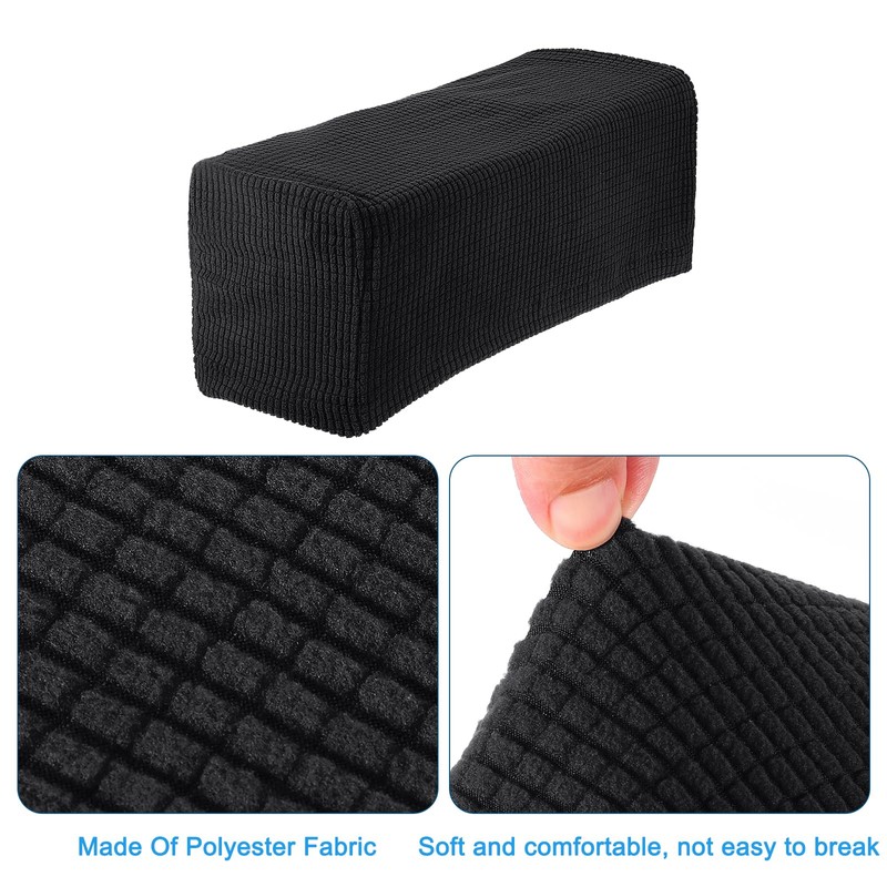 sourcing map 2pcs Stretch Armrest Covers for Chairs/Sofas, Couch Arm
