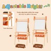DJAR Adjustable Kids Art Easel with Paper Roll & Magnetic