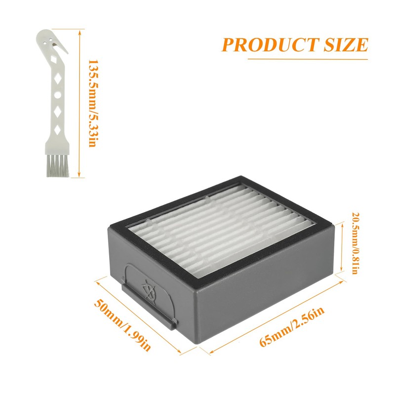 HUAREW Pack of 12 Replacement Filters Compatible with iRobot Roomba