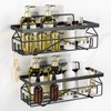 DEERPERCH HAVEN Shower Caddy Shelf with Adhesive, No-Drill Stainless Steel