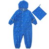 Traje de lluvia para niños y niñas, de una pieza