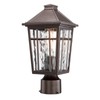 Darkaway Outdoor Post Lights Lamp Post Light Fixture, Waterproof Aluminum