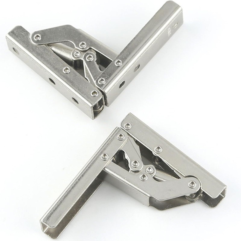 90 Degree Folding Door/Shelf Hinge Hidden Bracket Table Holder Furniture