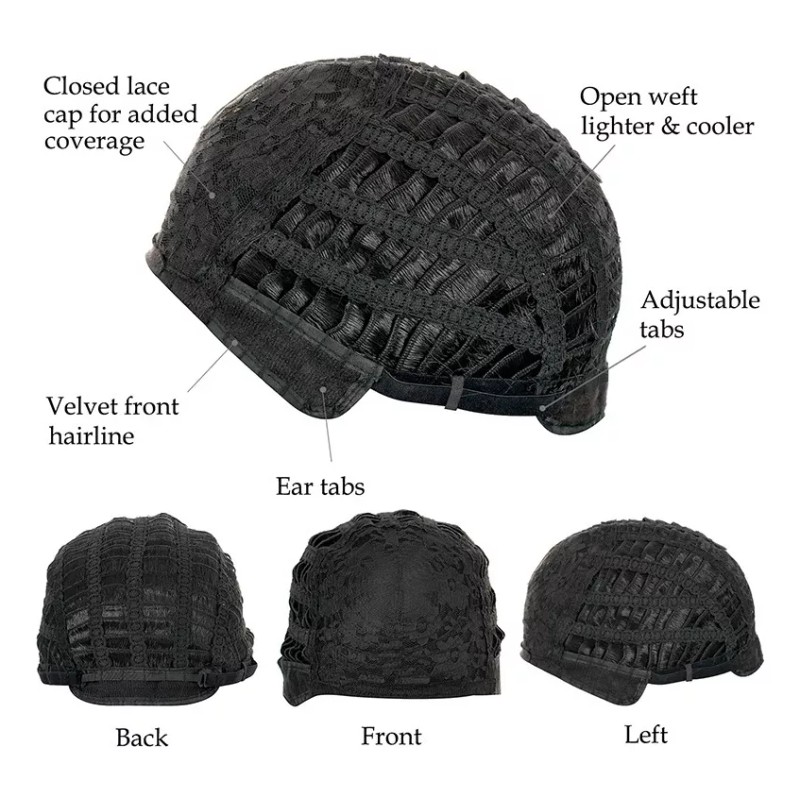 Generic Una Peluca Corta Con Encaje