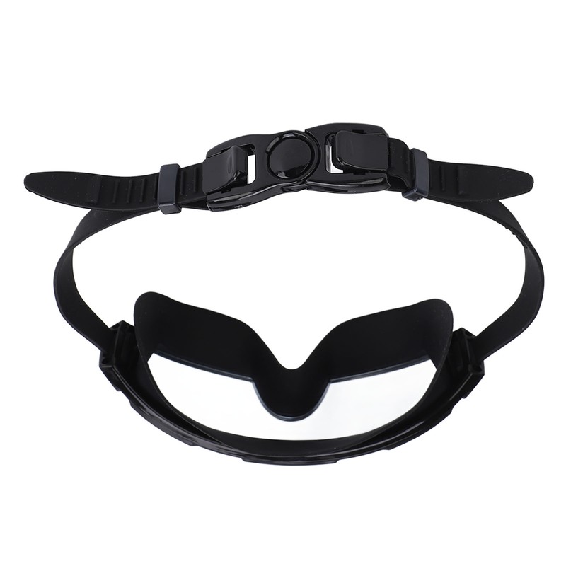 Swim Goggles with Earplugs PC Silicone Clear Lens Wide View