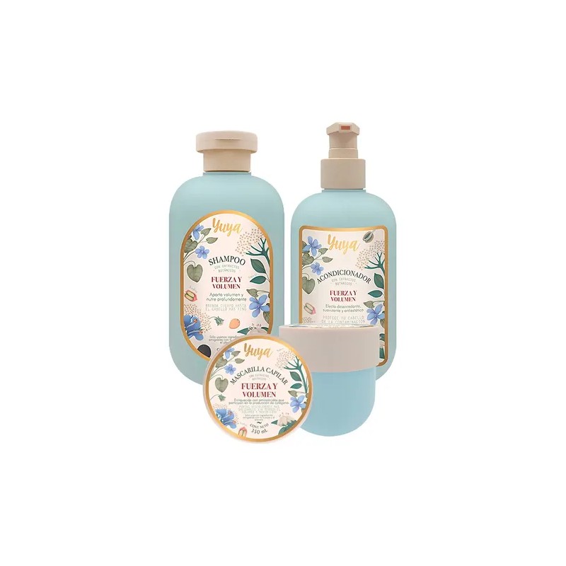 Kit Para Cabello Yuya Con Colágeno+biotina 100% Natural 3pz