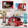 INSOON 1405 PCS Farm Barn Building Set with Light, Western