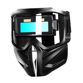 Milageto Auto Darkening Welding Glasses Face Shields Anti Splashes Eye Protection Dust Resistant Lightweight Professional Welder Masks