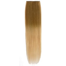 Forever Young UK Dip Dye Ombre 100% Human Hair Clip in Extensions Golden Blonde to Light Blonde 27/613# (16")