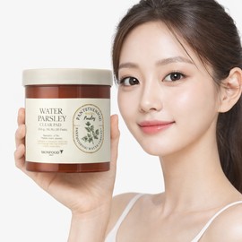 Skin Food 스킨푸드 판토테닉 워터 파슬리 클리어 진정 패드 60매 250g Skinfood Pantothenic Water Parsley Clear Soothing Pad 60 Sheets 250g