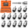 XEWEA Upgrade 15 Piece Screw Extractor Set, 3/8" Inch Multiple