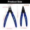 Murtenze 3 Pack 170ii Wire Flush Snips Micro Wire Cutters,