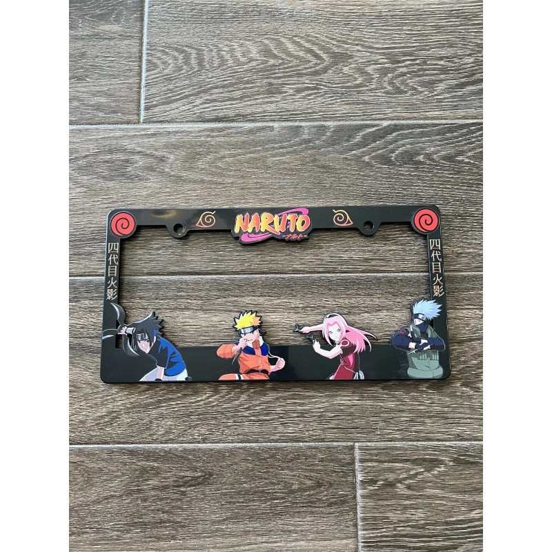 Naruto Team 7 License Plate Frame