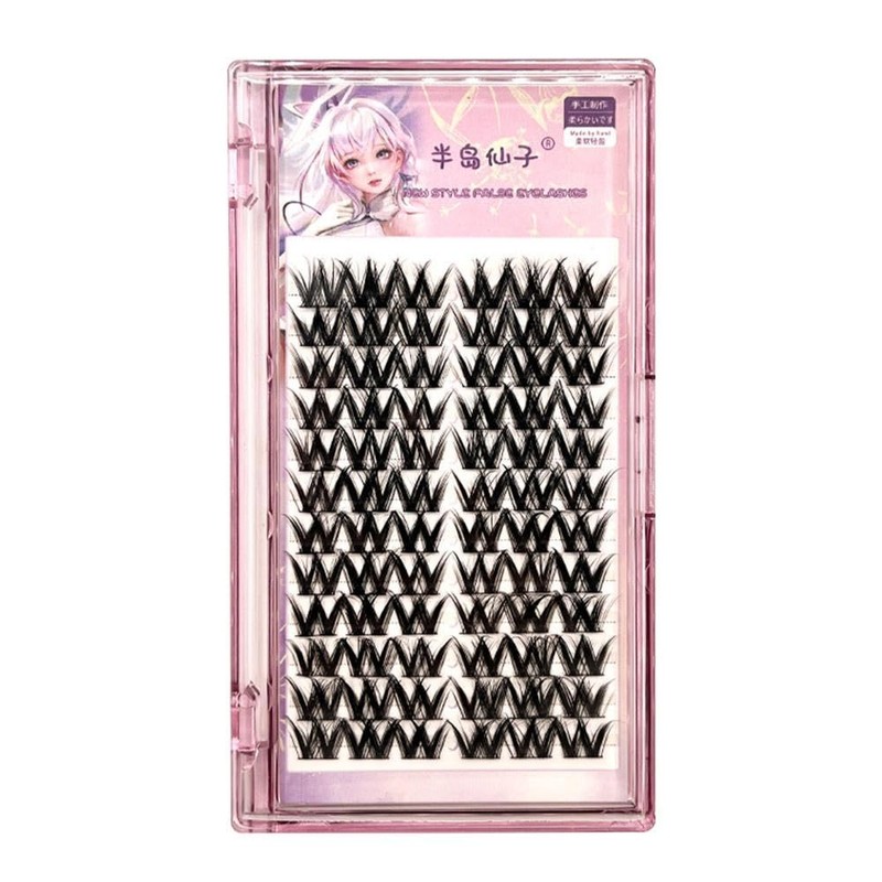 Large capacity eyelash cluster, individual eyelashes, elf false eyelashes, DIY